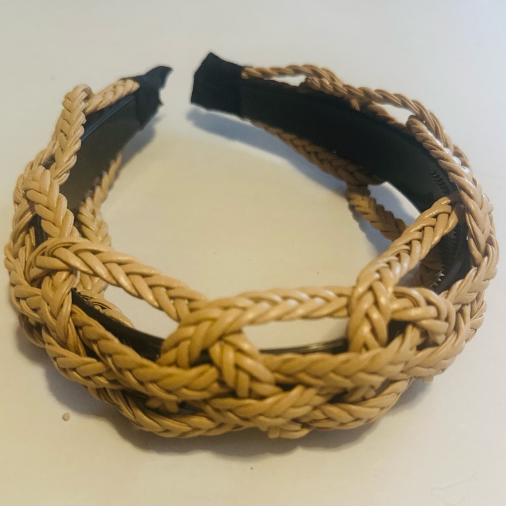 Braided Tan Headband